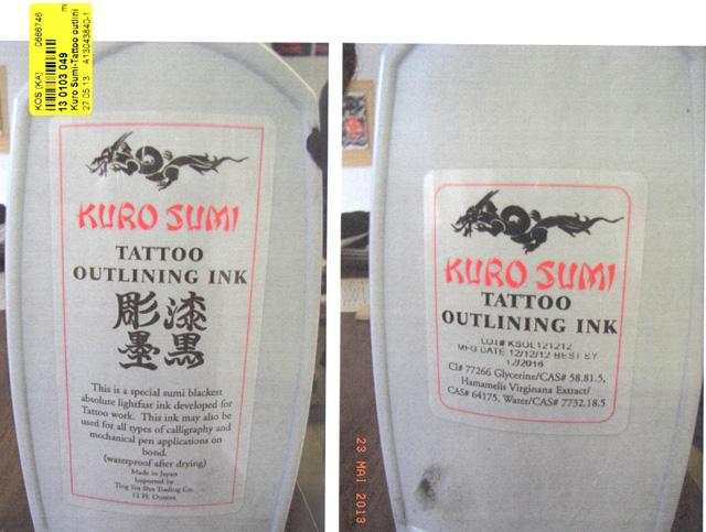Tattoo ink