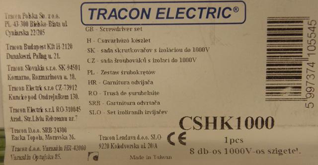 Screwdrivers and voltage tester set
