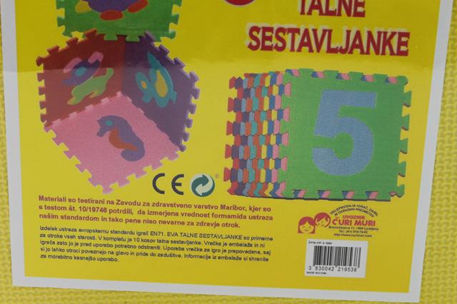 Toy puzzle mat