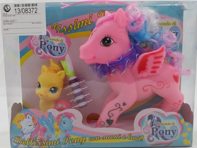 Set of plastic ponies