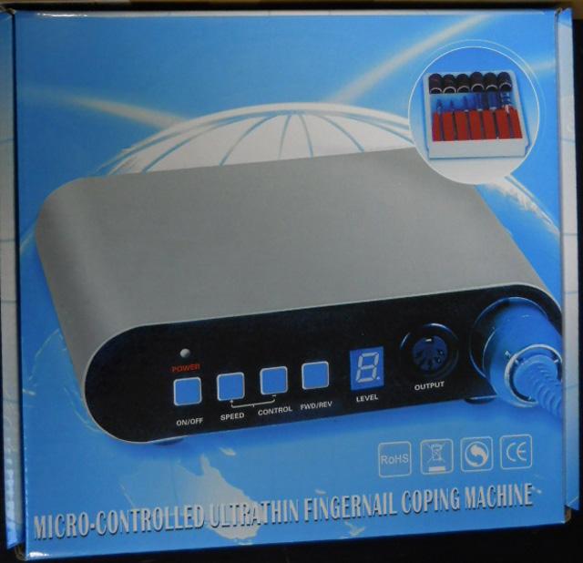 Fingernail manicuring machine