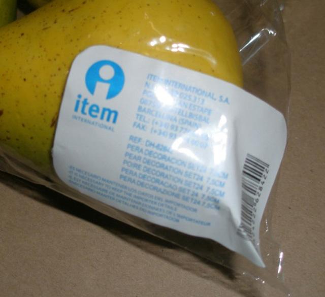 Imitation fruit