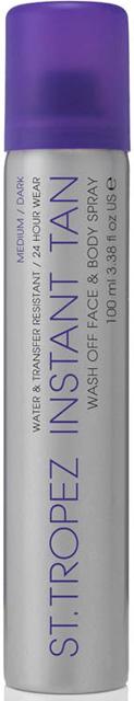 Wash-off tanning spray