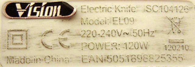 Electric knife