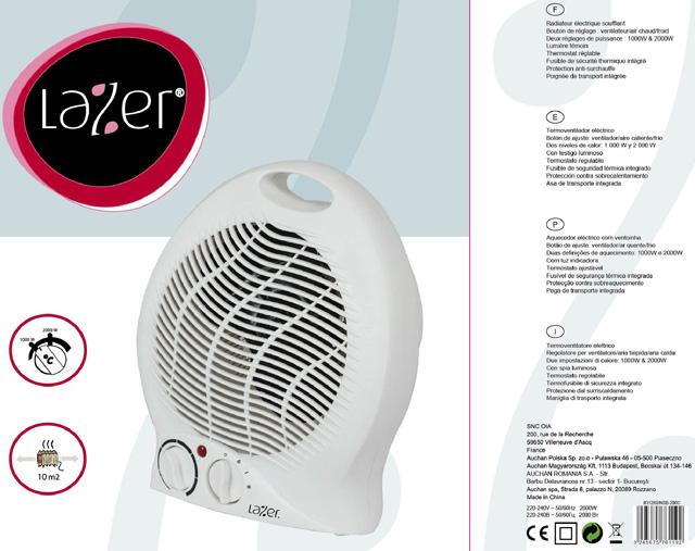 Fan heater