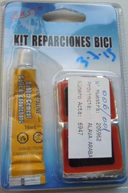 Repair kit for bicycle's tyres
