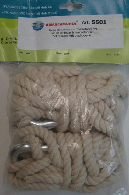Set of ropes for hammocks