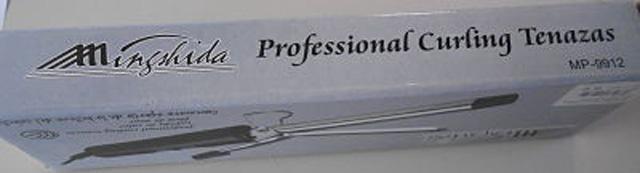 Electric hair curling tongs