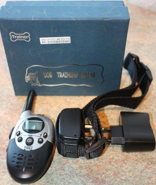 Dog training collar