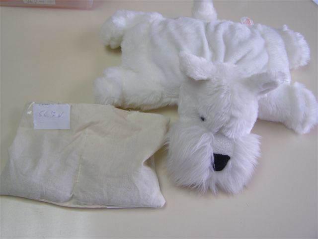 Soft toy bed warmer