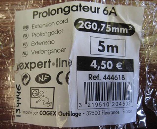 Extension lead