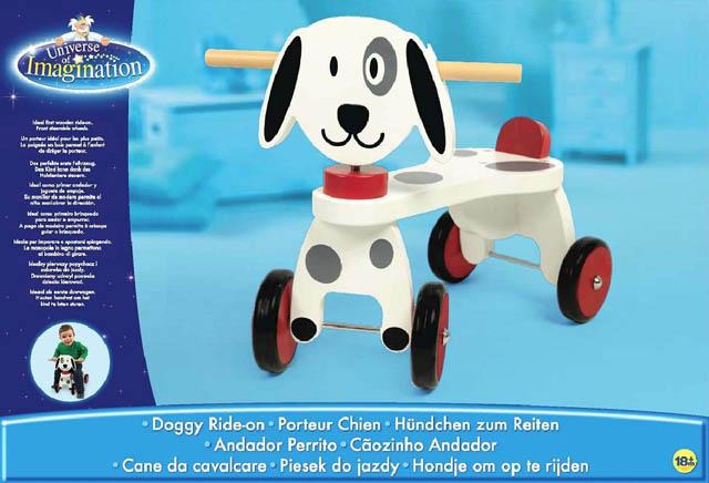 Wooden ride-on toy