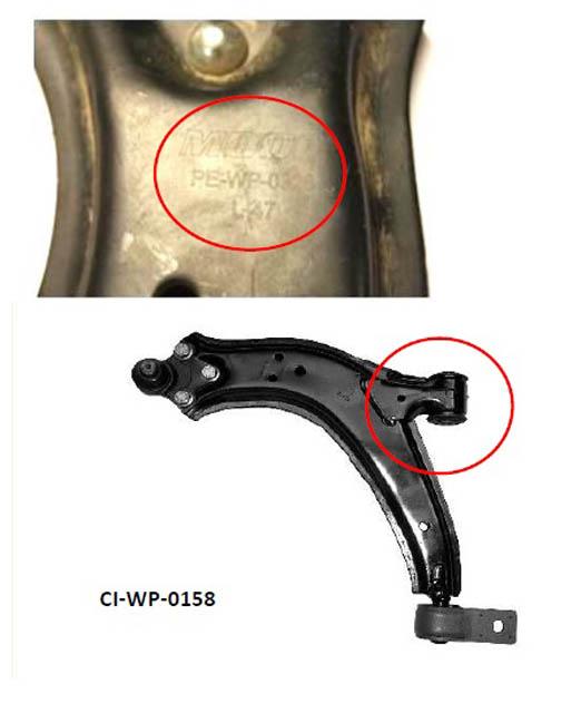Vehicle suspension arm