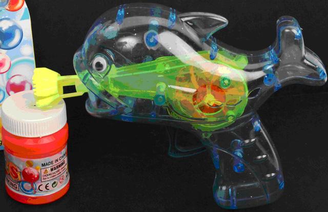 Toy bubble gun
