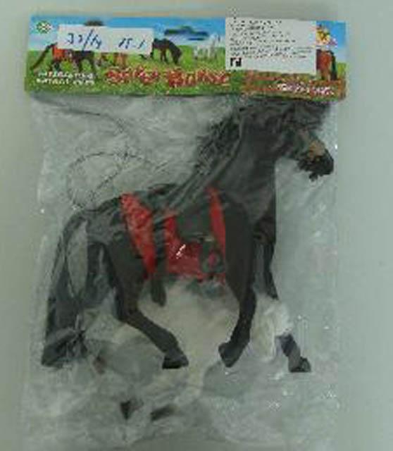 Set of plastic horses