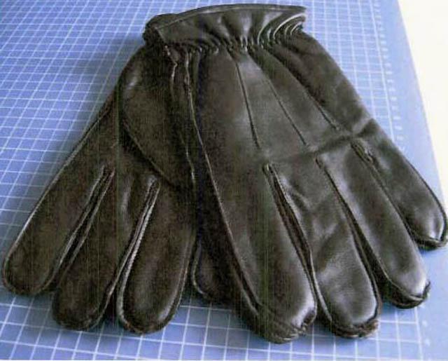 Men's leather gloves
