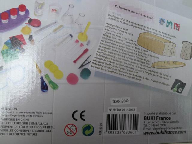Toy chemistry set