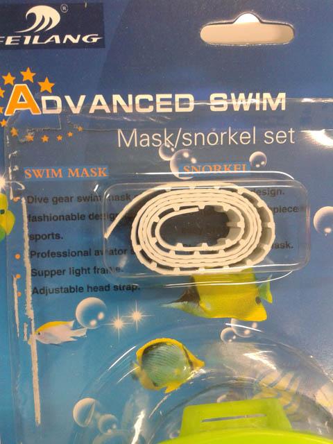 Goggles and snorkel set
