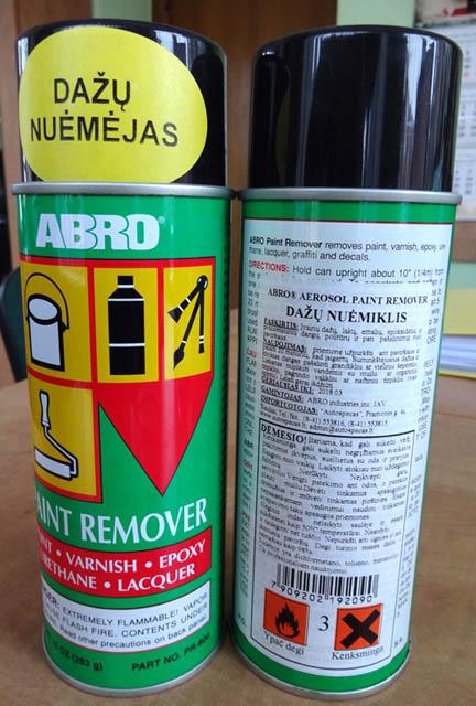 Paint remover