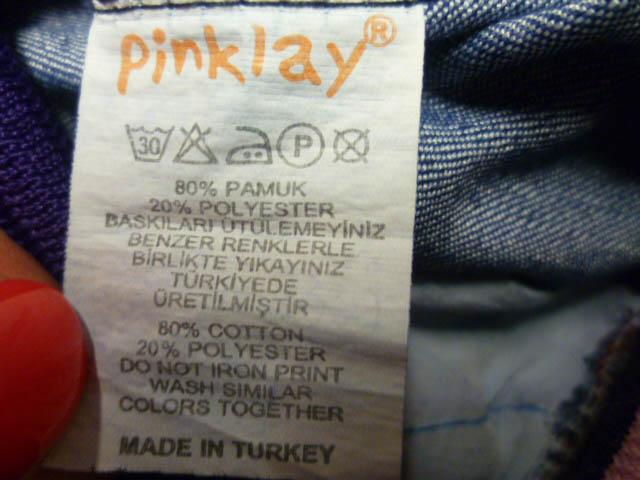 Girls' denim trousers