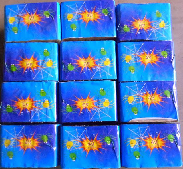 Fireworks Battery of 49 shot tubes