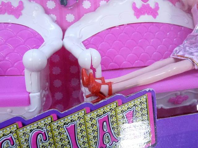 Plastic doll with accessories