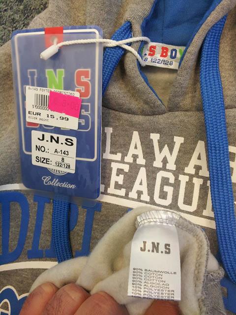 Boys' sweatshirt