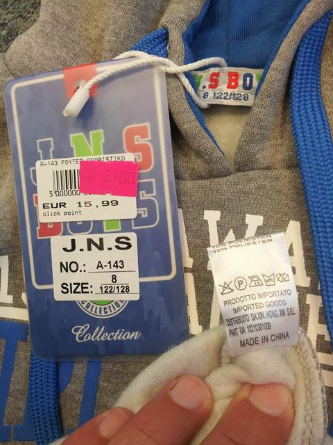 Boys' sweatshirt