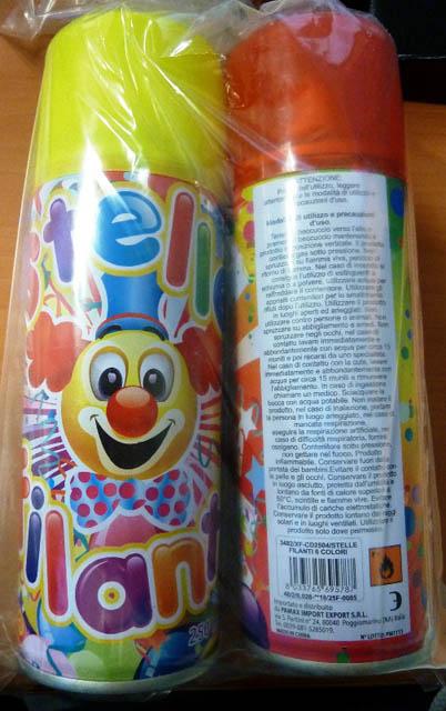 Sticky strings aerosol