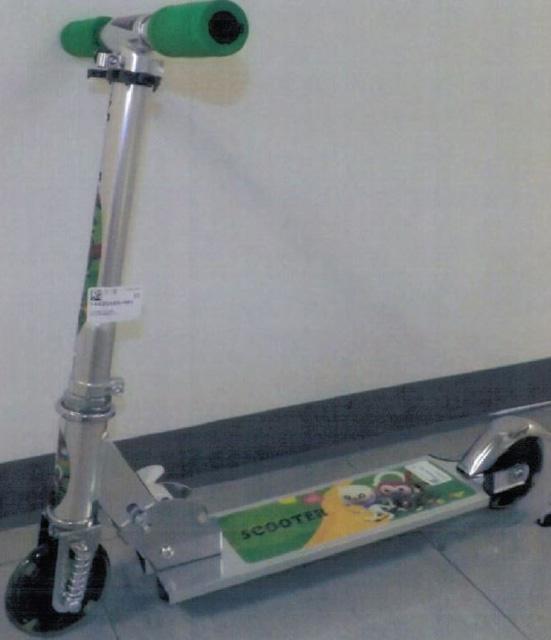 Children's foldable scooter