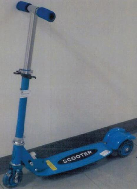 Children's foldable scooter