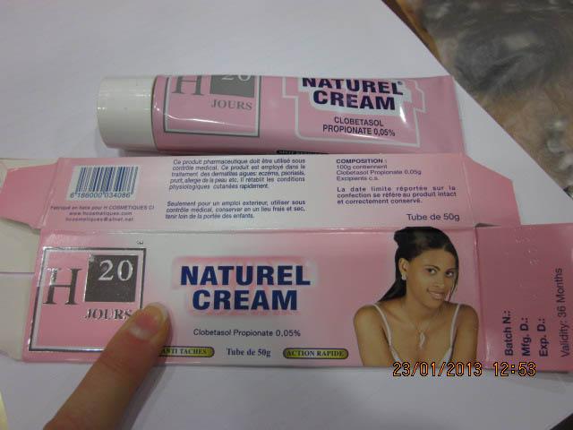Skin lightening cream