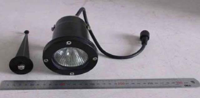 Mini outdoor spotlights