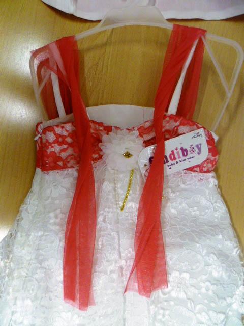 Girls' clothing set (dress and bolero)
