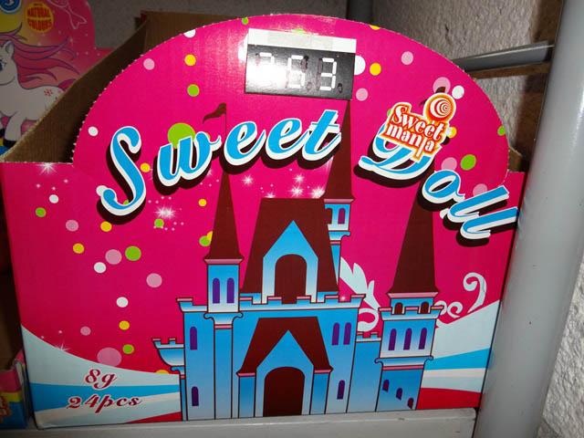 Toy with sweets
