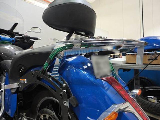 Motorcycle backrest