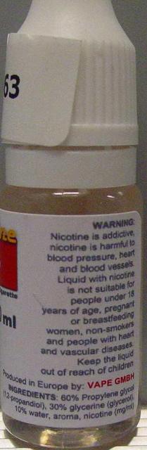 Liquid for e-cigarettes