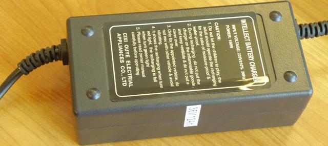 Battery charger for electric bicycle