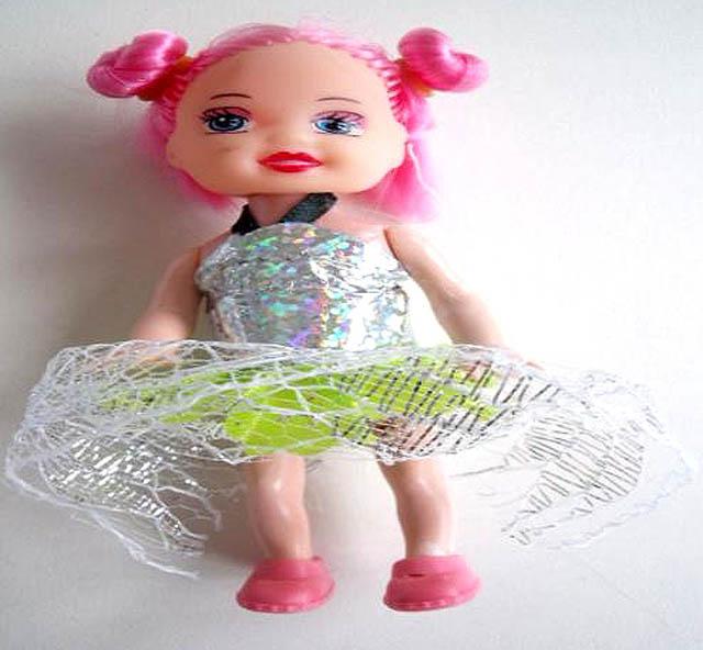 Doll with doctor accessories